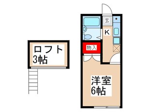 アビタシオン国立の物件間取画像